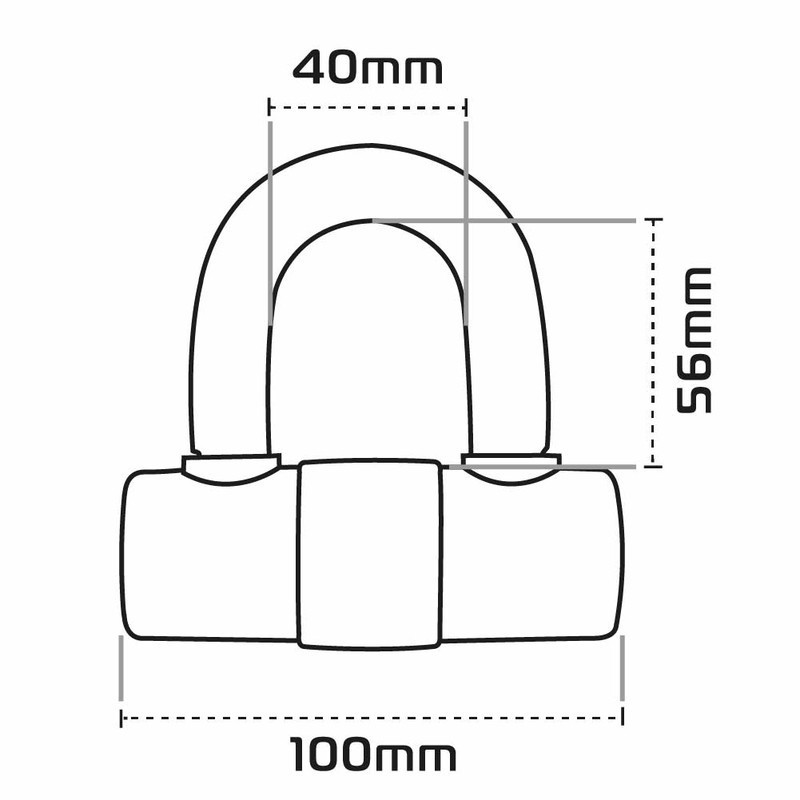 Bloque-disque OXFORD HD MAX - Ø14mm orange