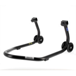 Béquille arrière BIHR Home Track supports en "V" noir mat roues noir 2