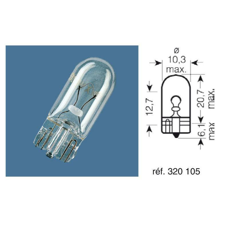 Ampoule OSRAM Original Line W5W 12V 5W - x10