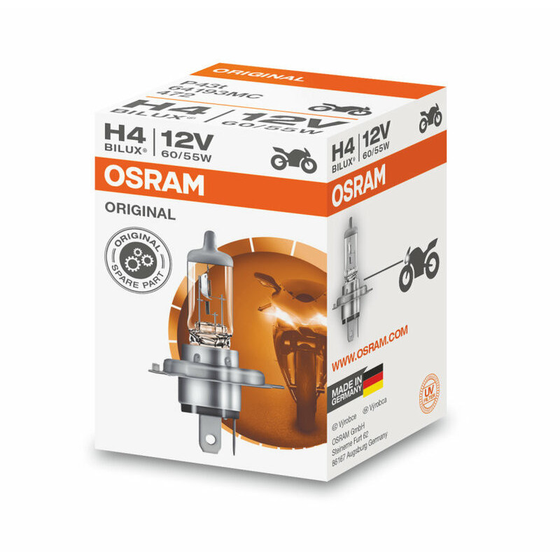 Ampoule OSRAM Original Line H4 12V/55W - x1