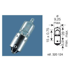 Ampoule OSRAM Original Line H6W 12V 6W - x10 2