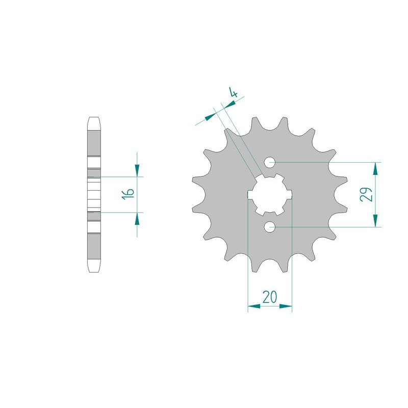 Kit chaine AFAM acier SUZUKI RG 125 F GAMMA WOLF pas 428 1992 à 1995